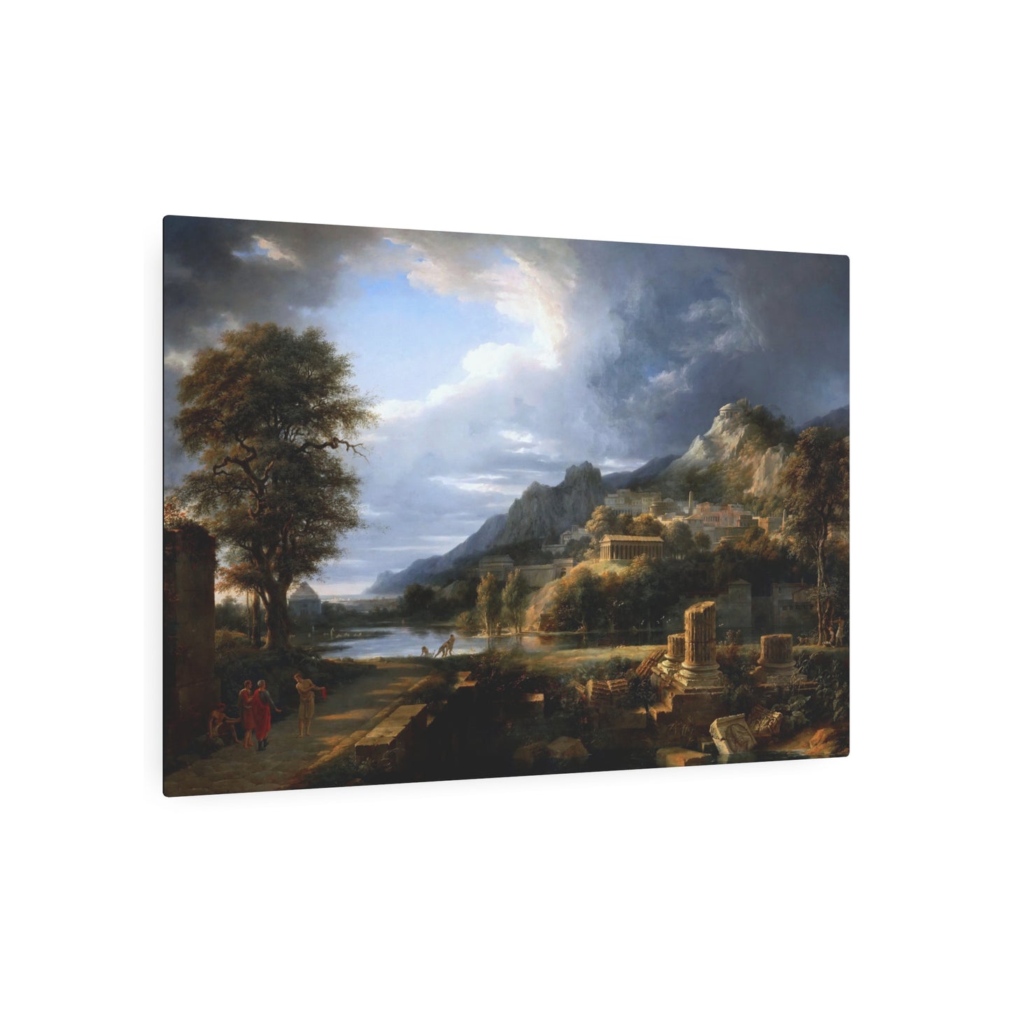 The Ancient City of Agregento - Metal Print