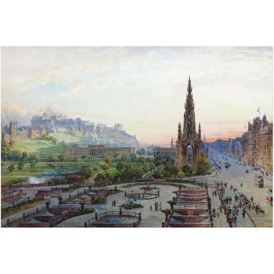 Scott Monument - Canvas Wrap
