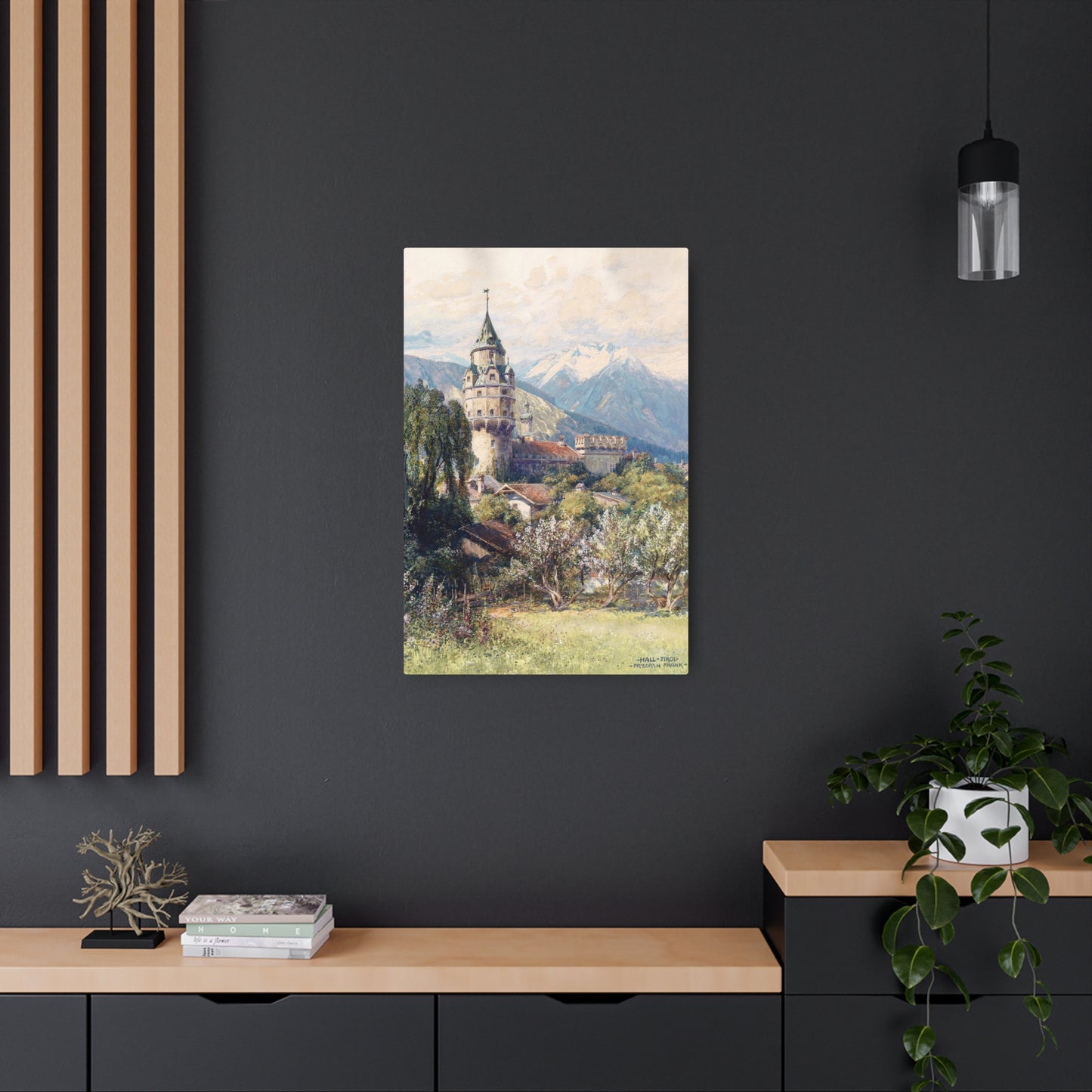 Hill Station Landscape - Metal Print