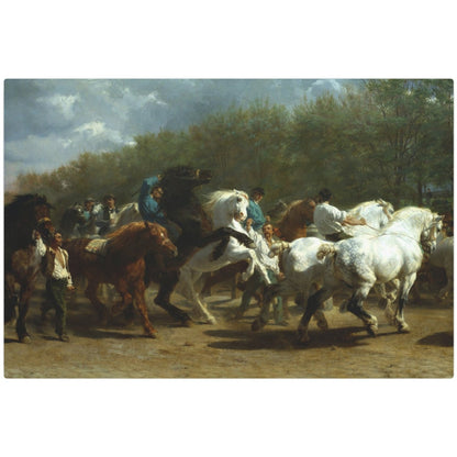 The Horse Fair - Metal Print