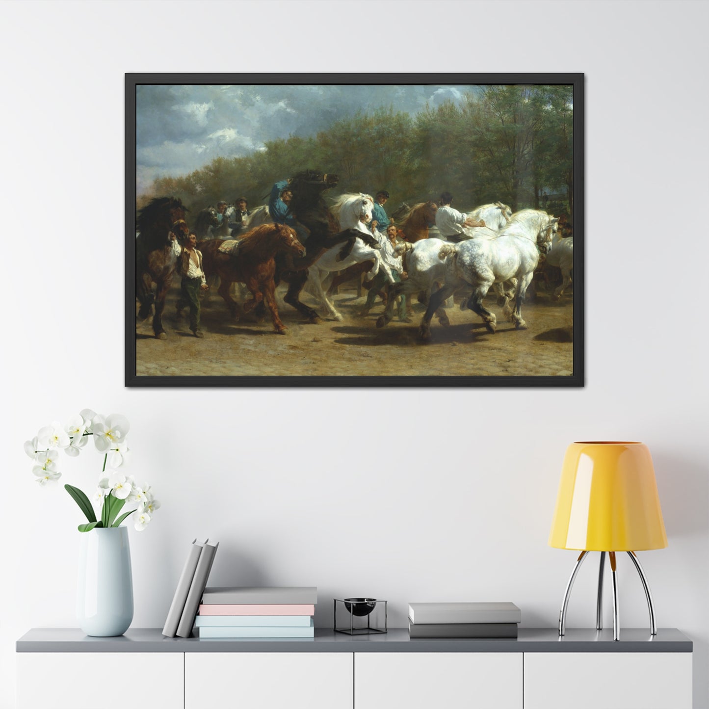 The Horse Fair - Framed Print