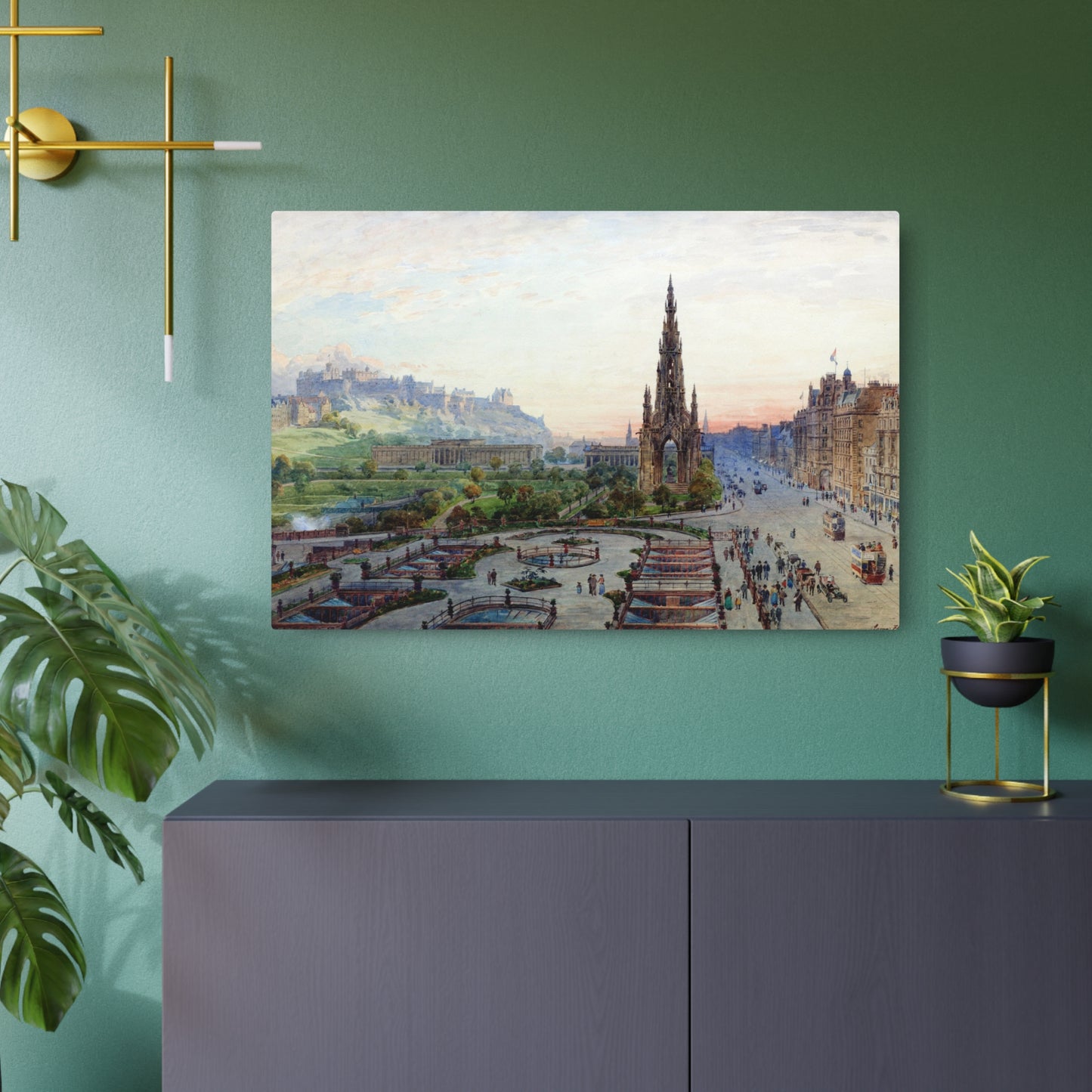 Scott Monument - Metal Print