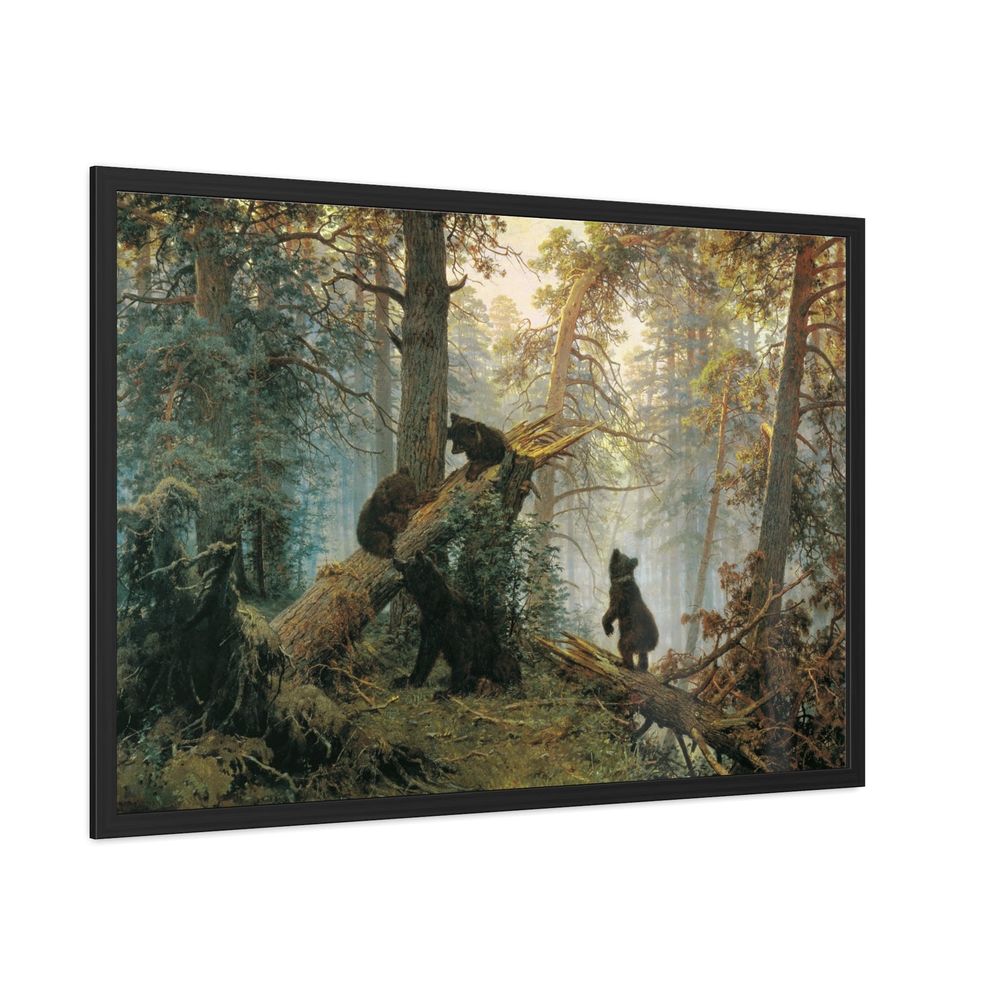 Morning in a Pine Forest - Framed Print