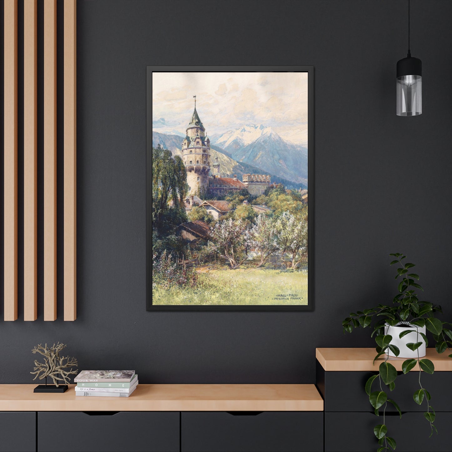 Hill Station Landscape - Framed Print