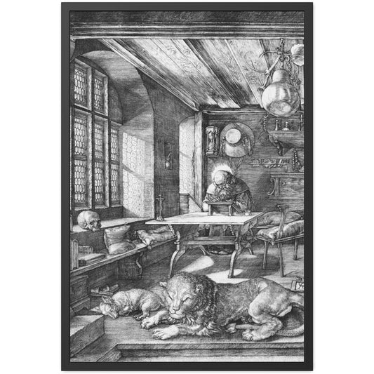 St. Jerome in His Study - Framed Print