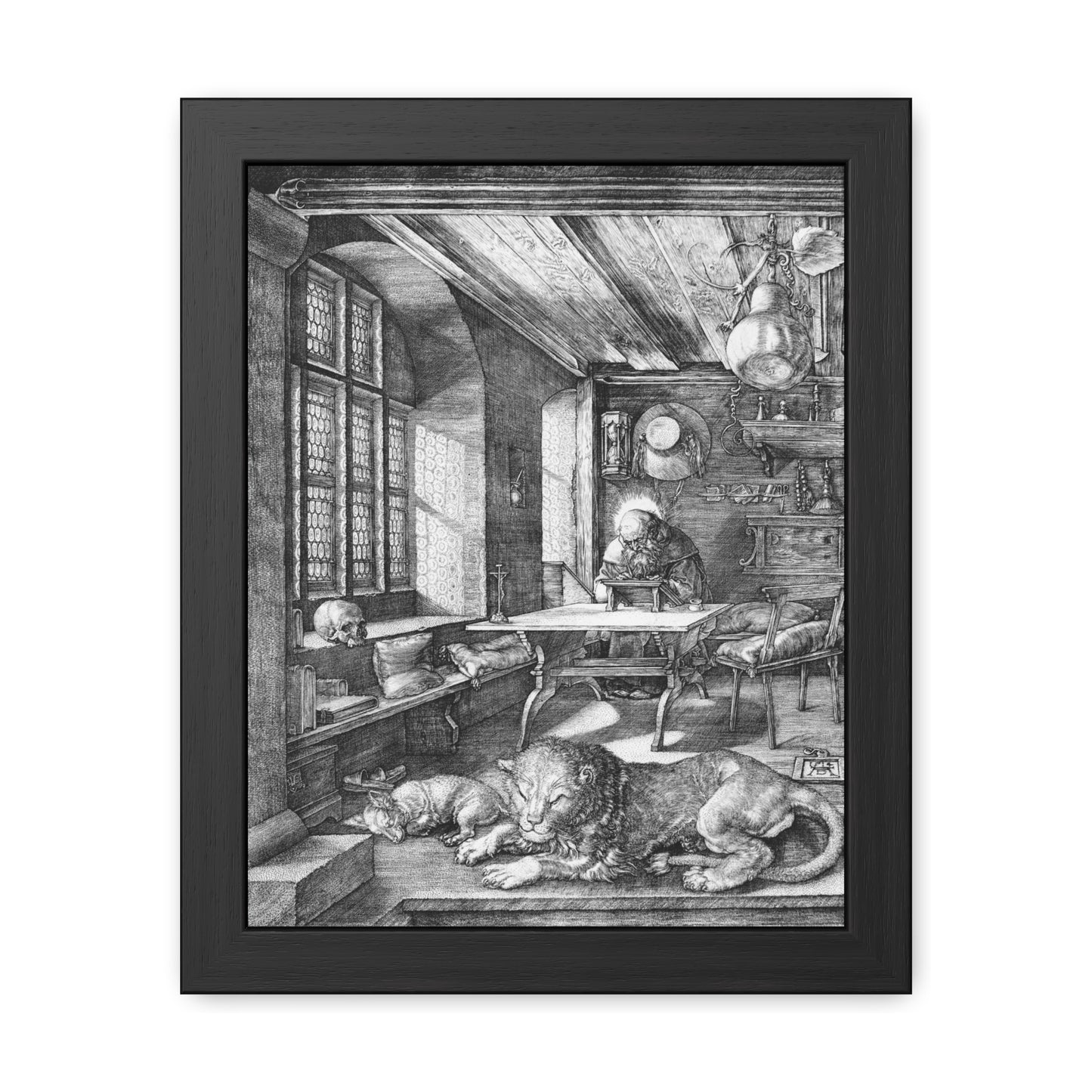 St. Jerome in His Study - Framed Print