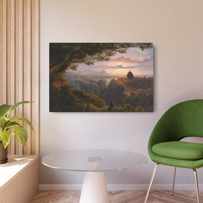 Landscape With Pilgrim - Metal Print