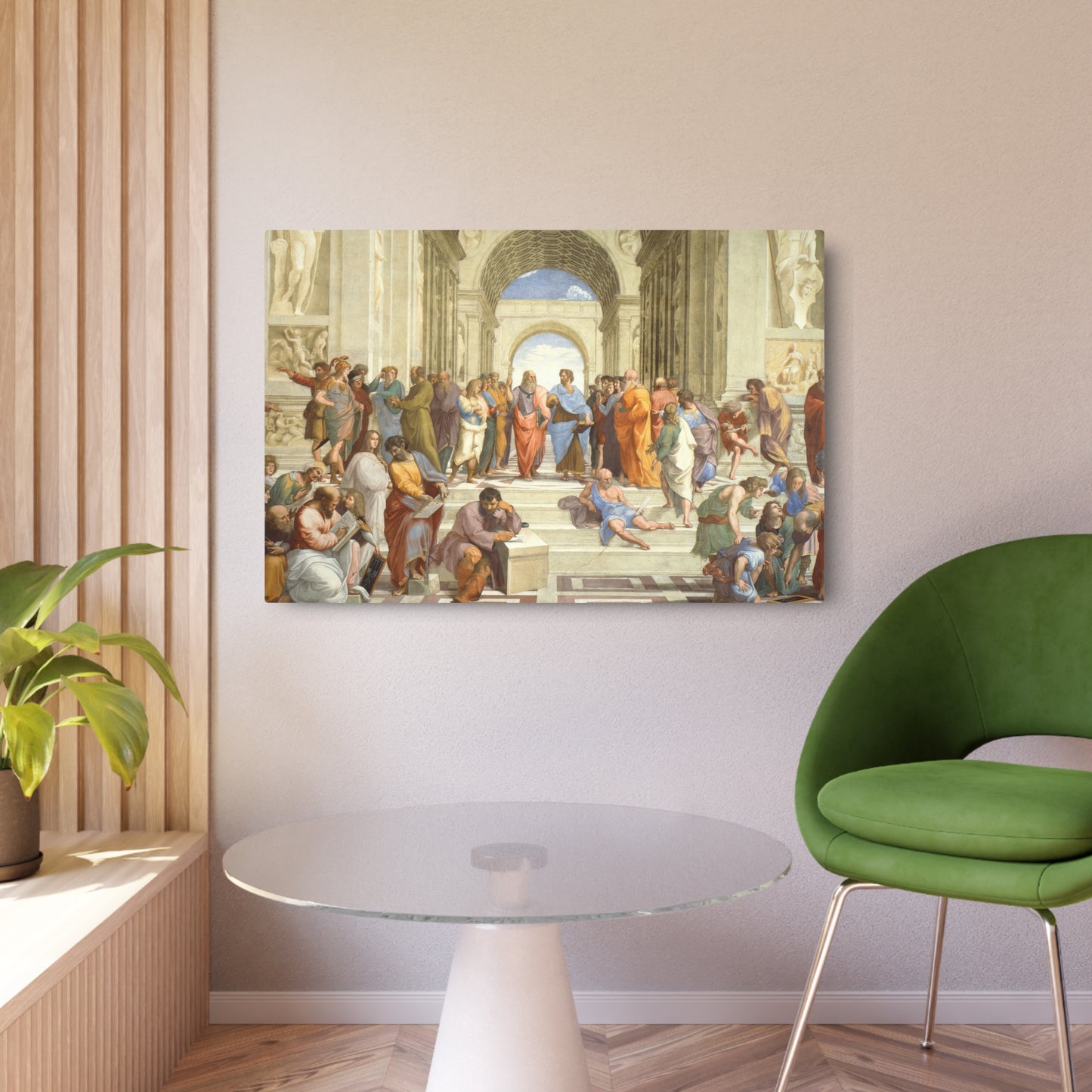 The School of Athens - Metal Print