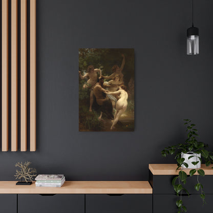 Nymphs and Satyr - Metal Print