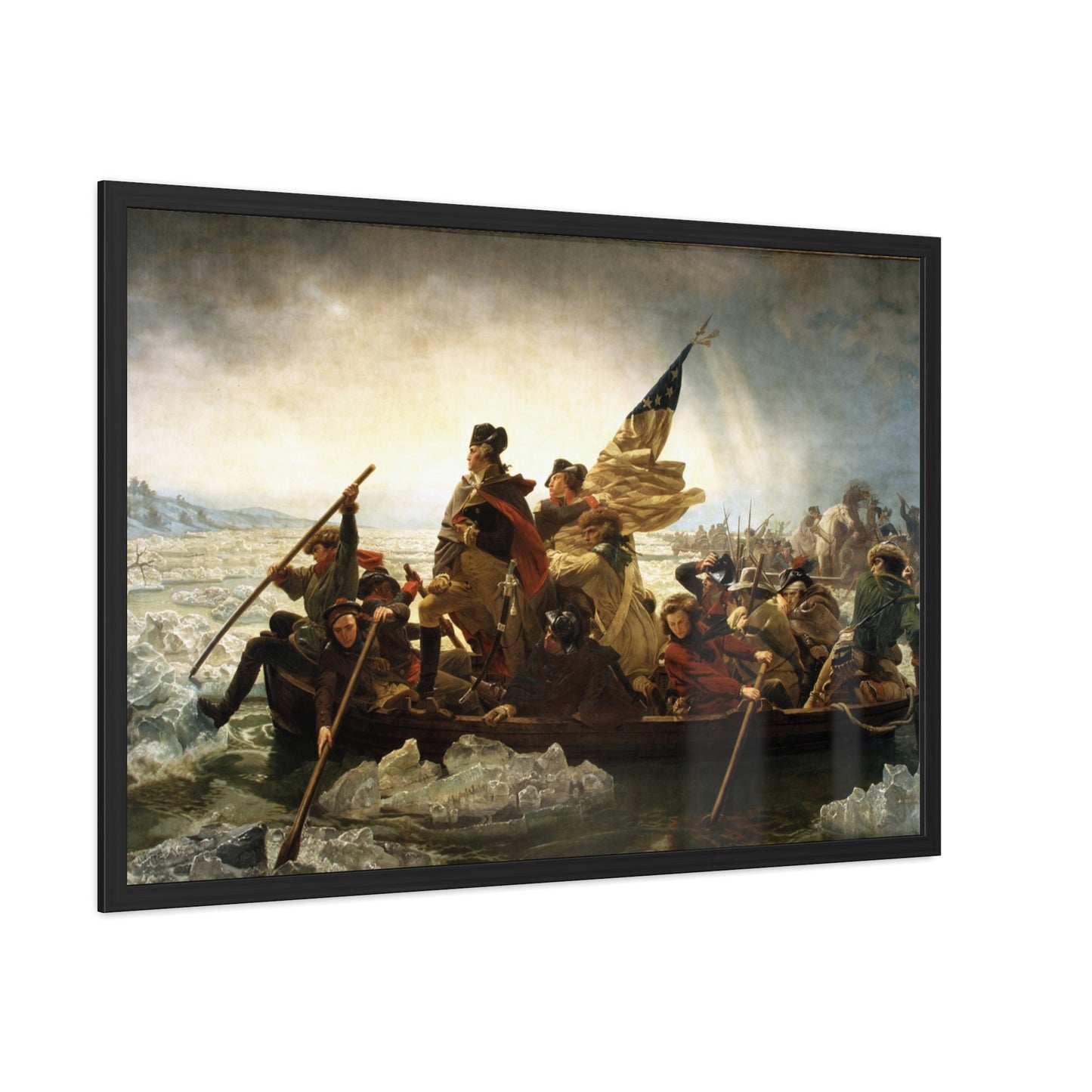 Washington Crossing the Delaware - Framed Print