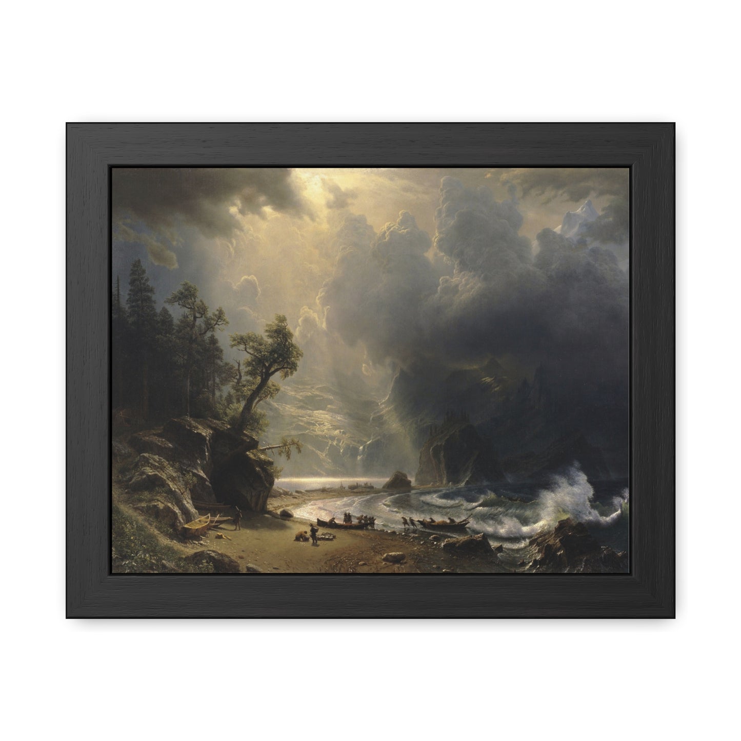 Puget Sound on the Pacific Coast - Framed Print