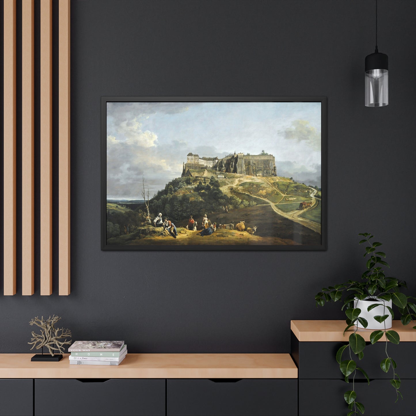 The Fortress of Königstein - Framed Print