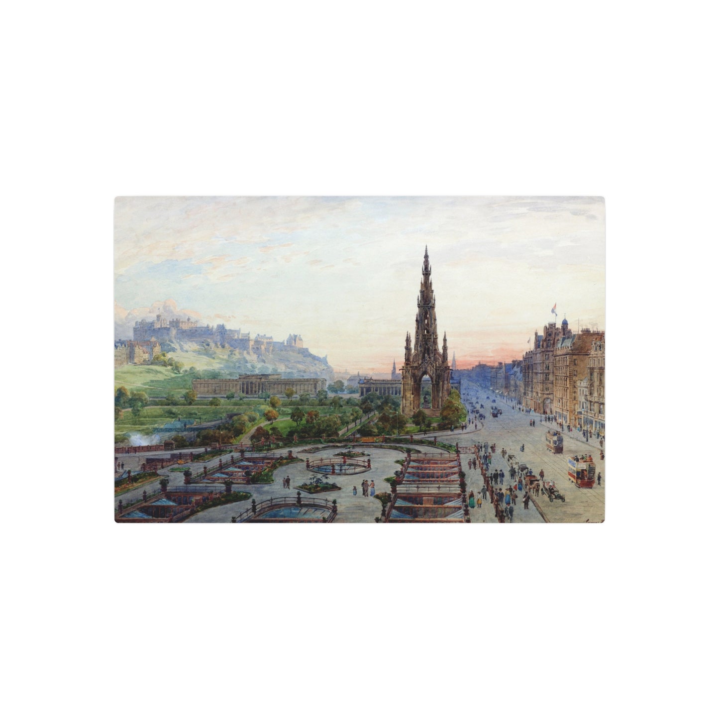 Scott Monument - Metal Print