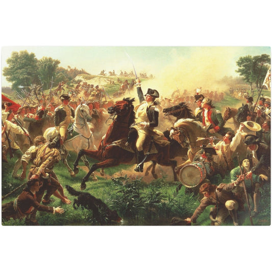 Washington Rallying the Troops at Monmouth - Metal Print