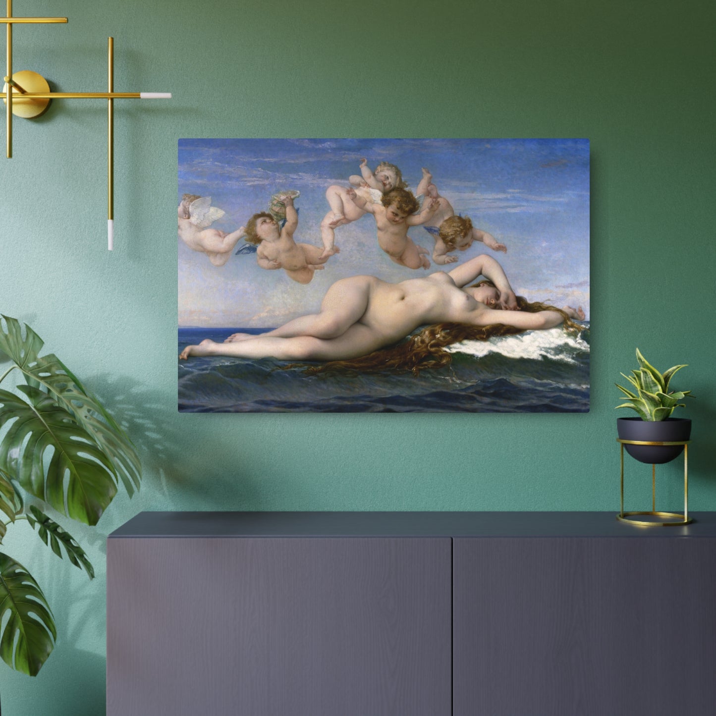 The Birth of Venus (Cabanel) - Metal Print