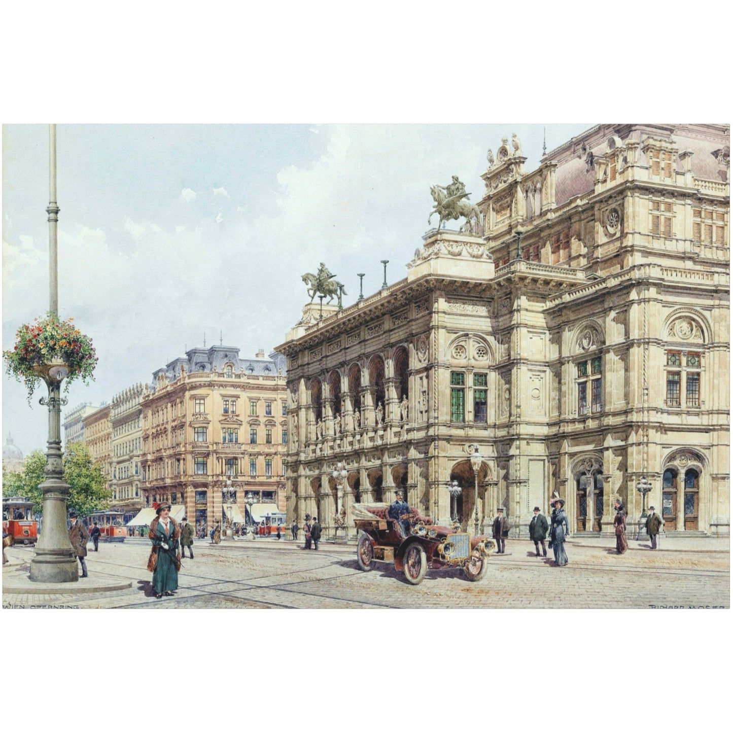 Vienna, Opernring - Canvas Wrap