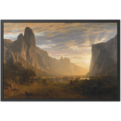 Looking Down Yosemite Valley - Framed Print