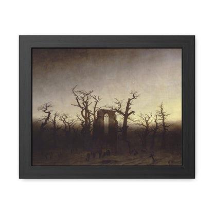 The Abbey in the Oakwood - Framed Print