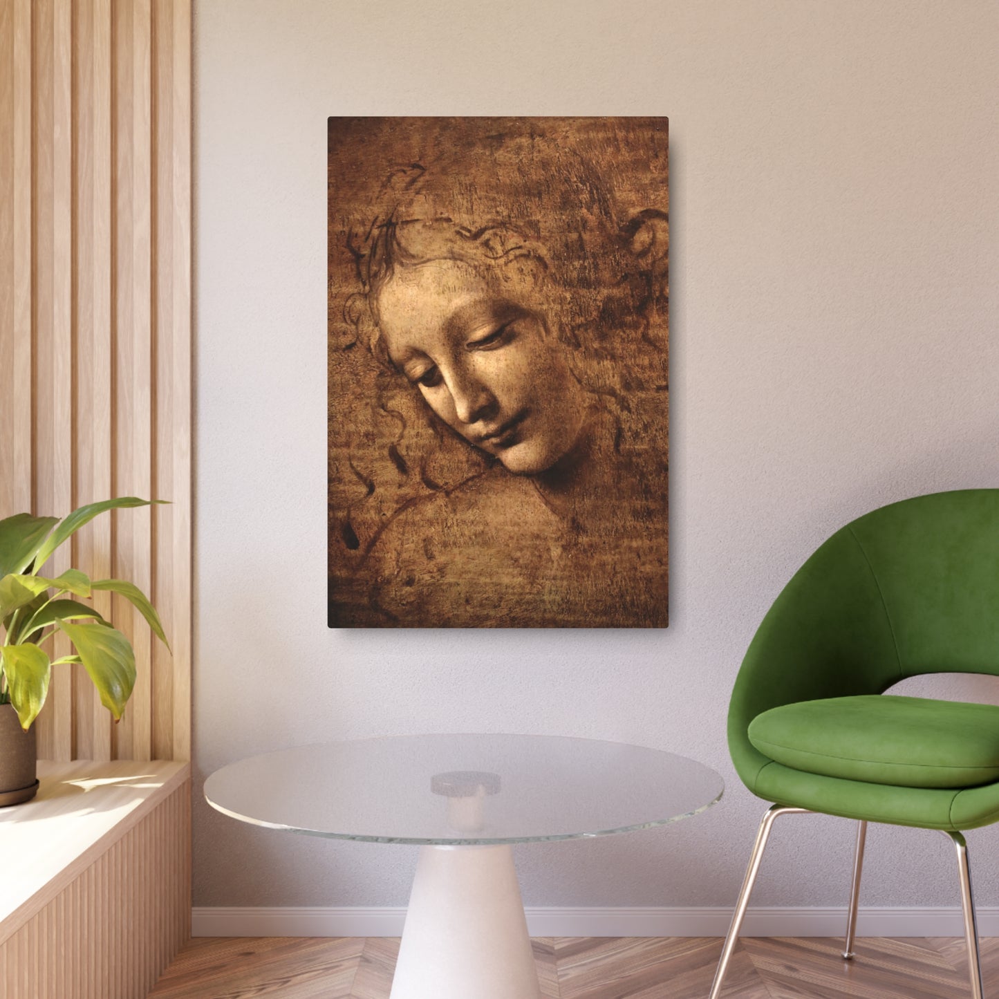 La Scapigliata - Metal Print