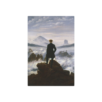 Wanderer Above the Sea of Fog - Metal Print