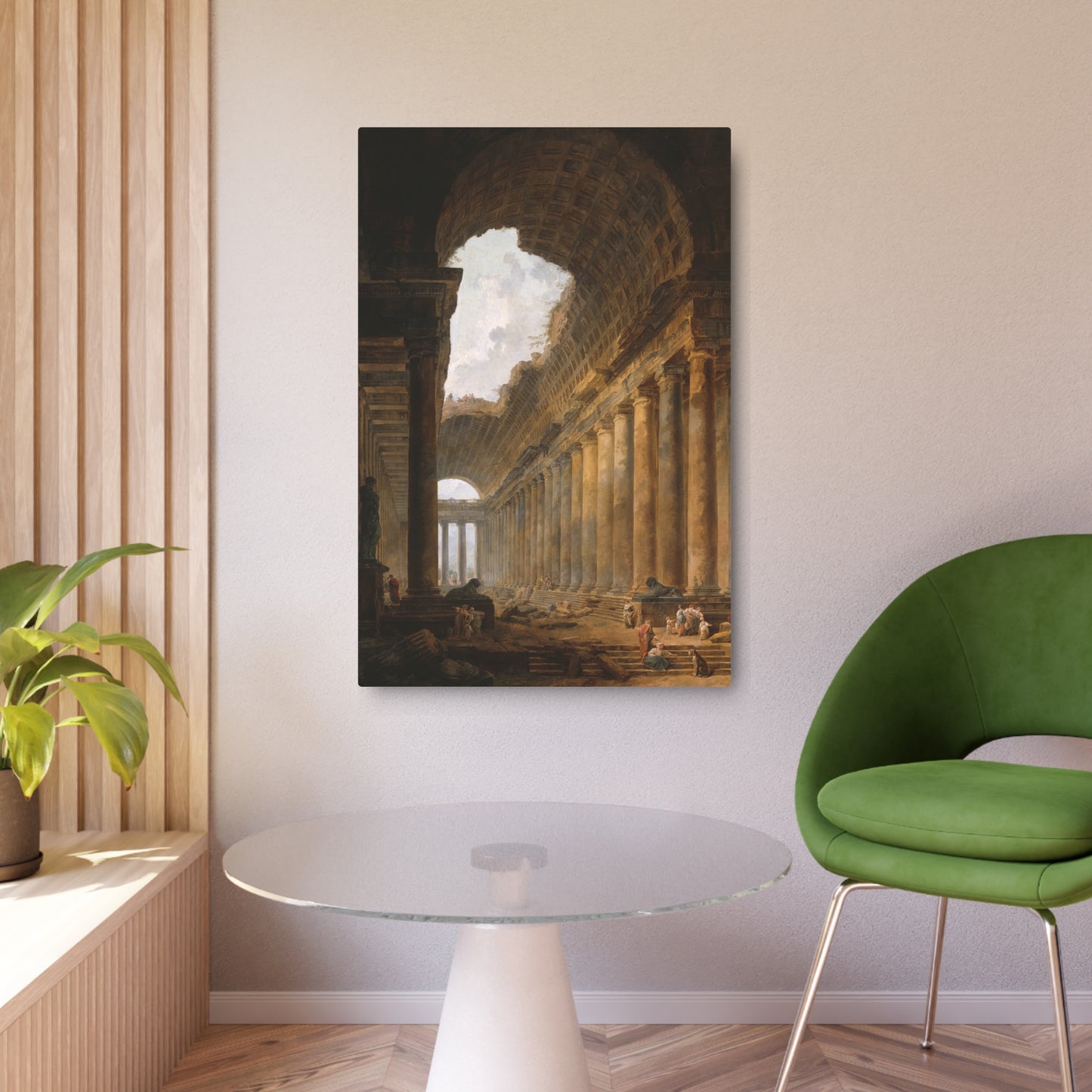 The Old Temple - Metal Print