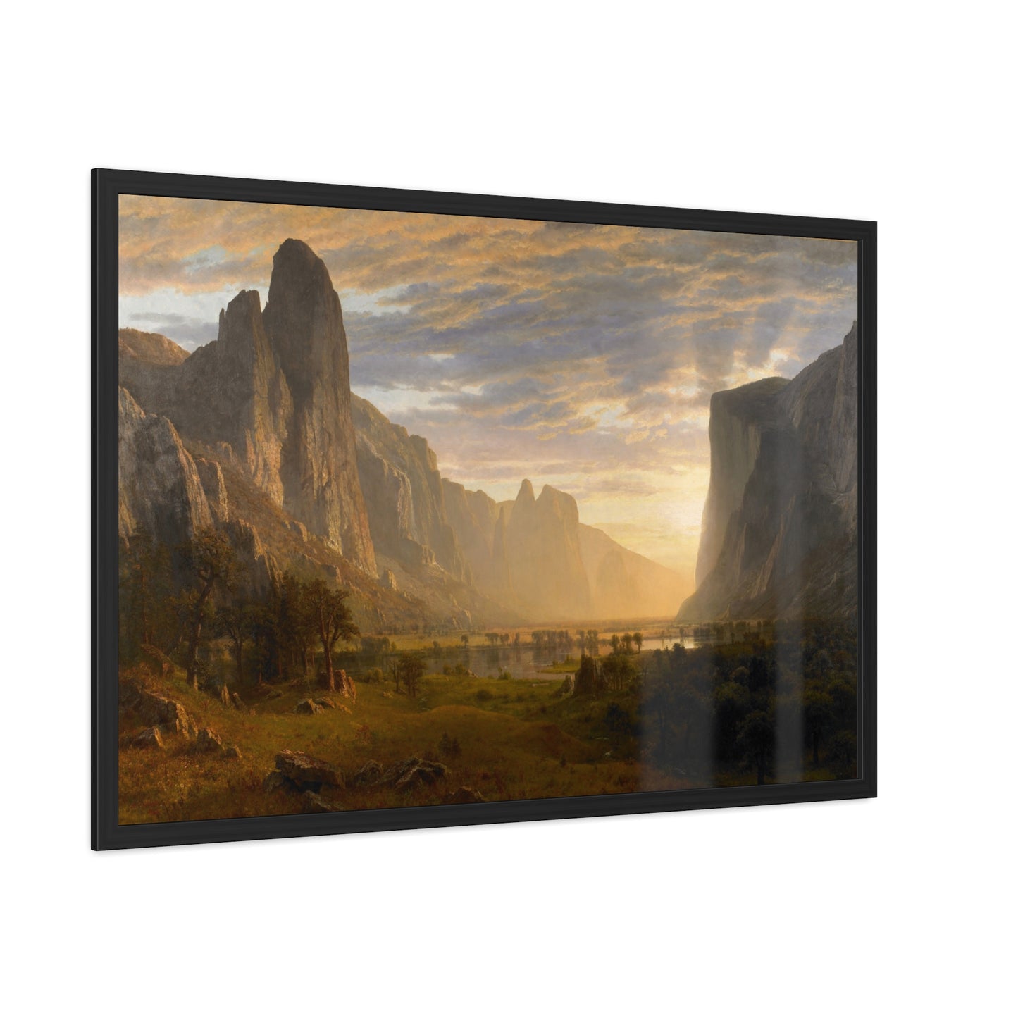 Looking Down Yosemite Valley - Framed Print