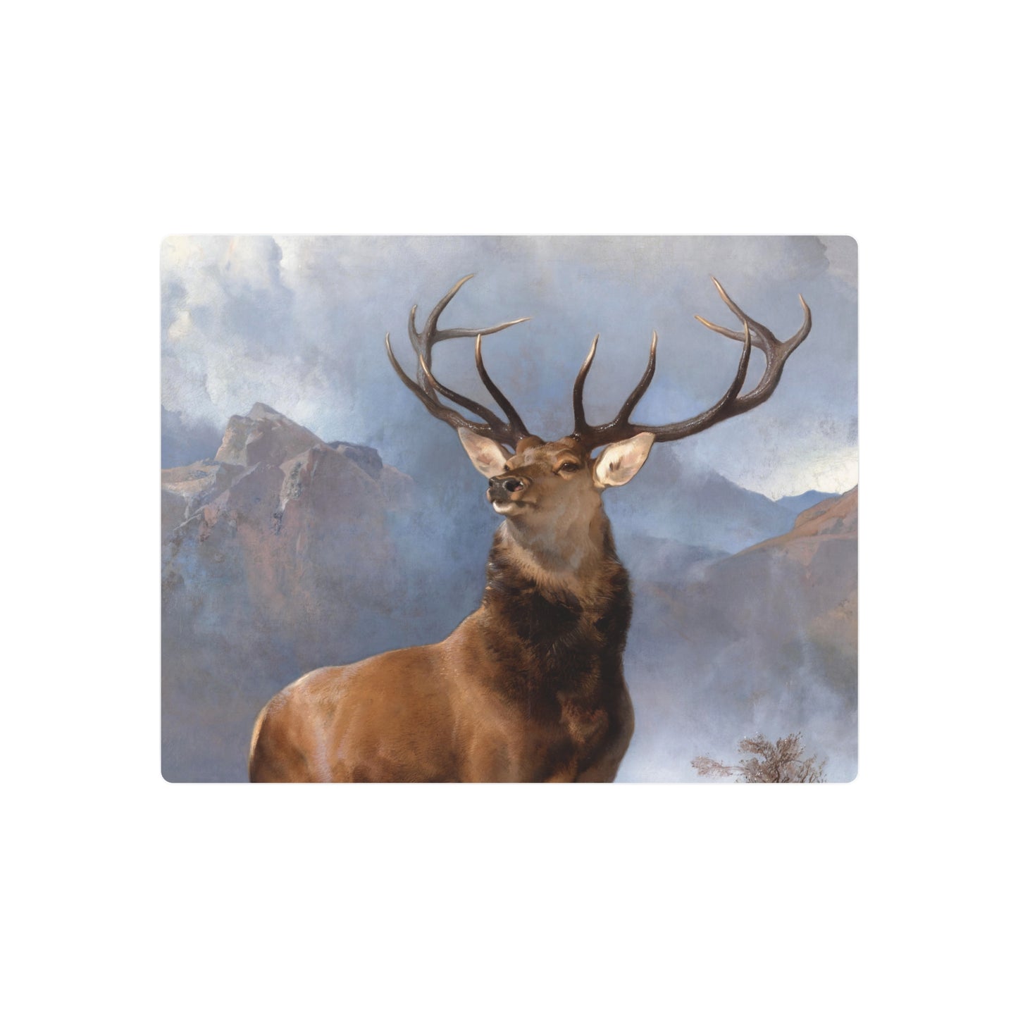 The Monarch of the Glen - Metal Print