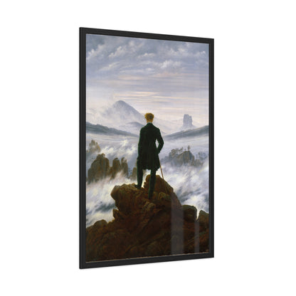 Wanderer above the Sea of Fog - Framed Print