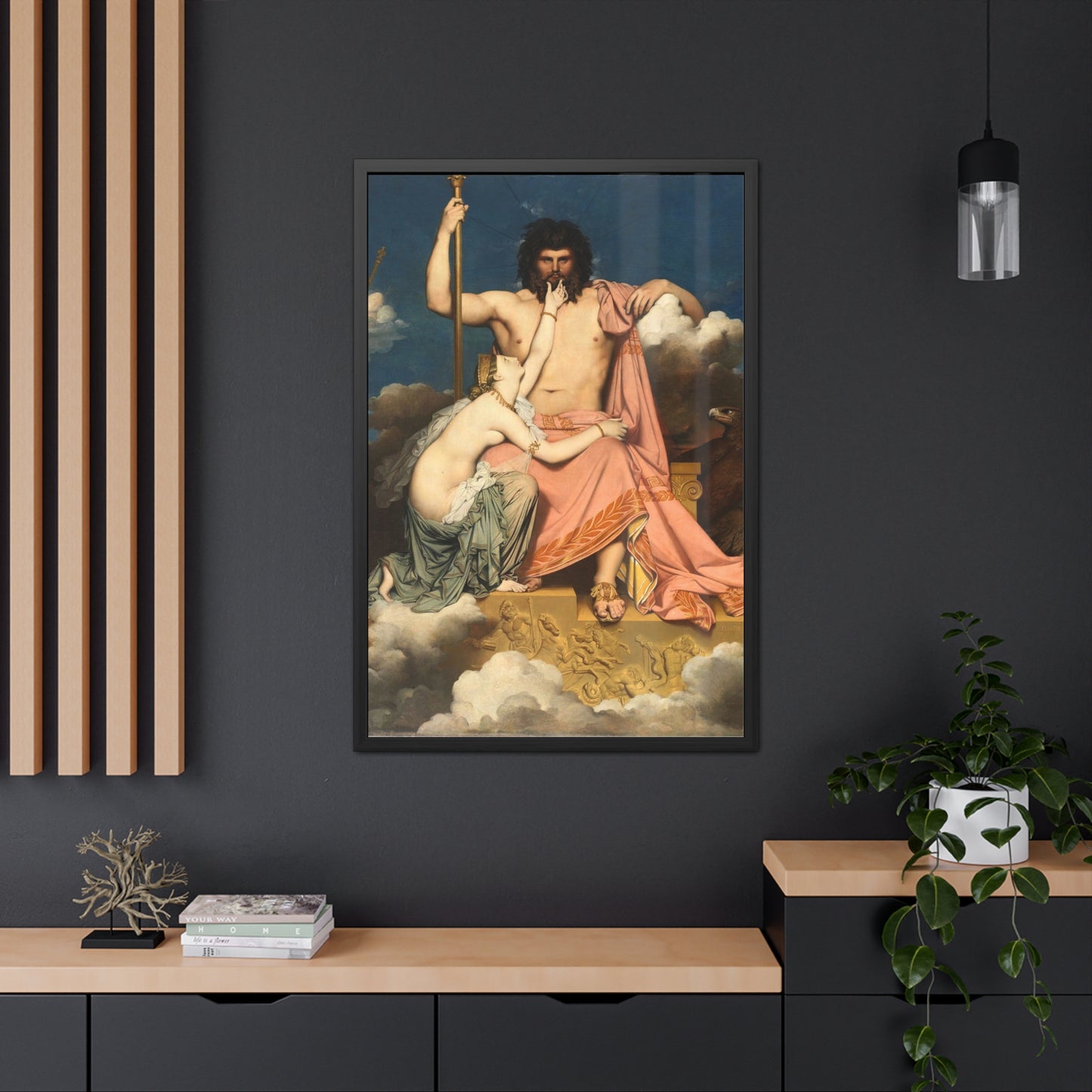 Jupiter and Thetis - Framed Print