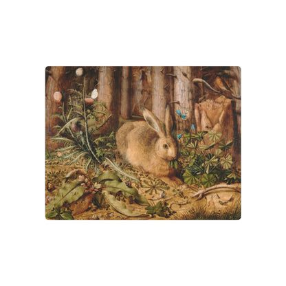 A Hare in the Forest - Metal Print