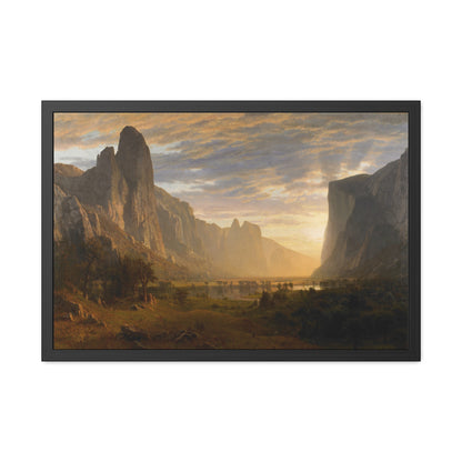 Looking Down Yosemite Valley - Framed Print