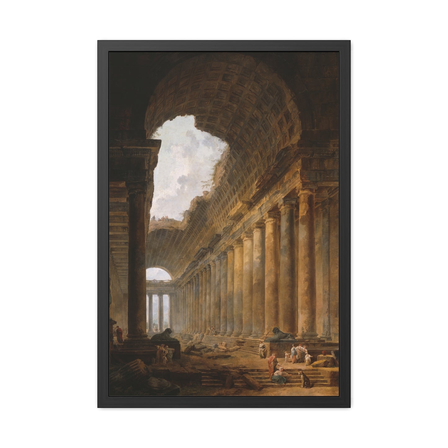 The Old Temple - Framed Print