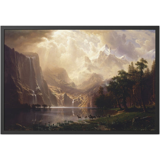 Among the Sierra Nevada Mountains - Framed Print