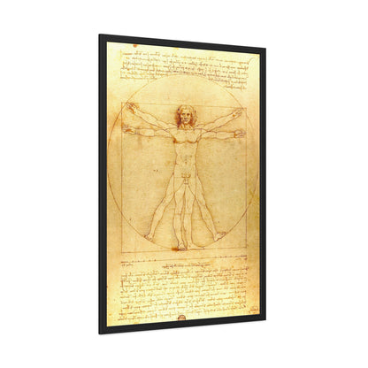 Vitruvian Man - Framed Print