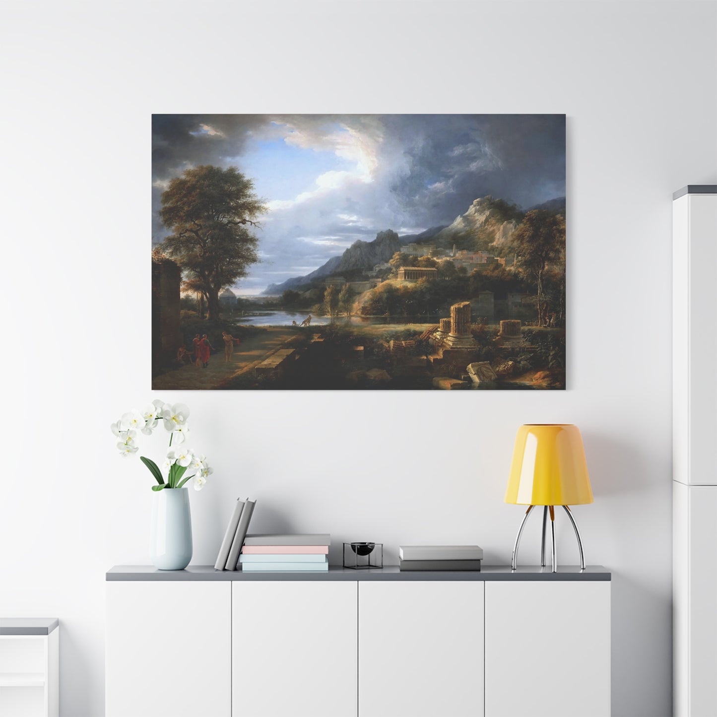 The Ancient City of Agregento - Canvas Wrap
