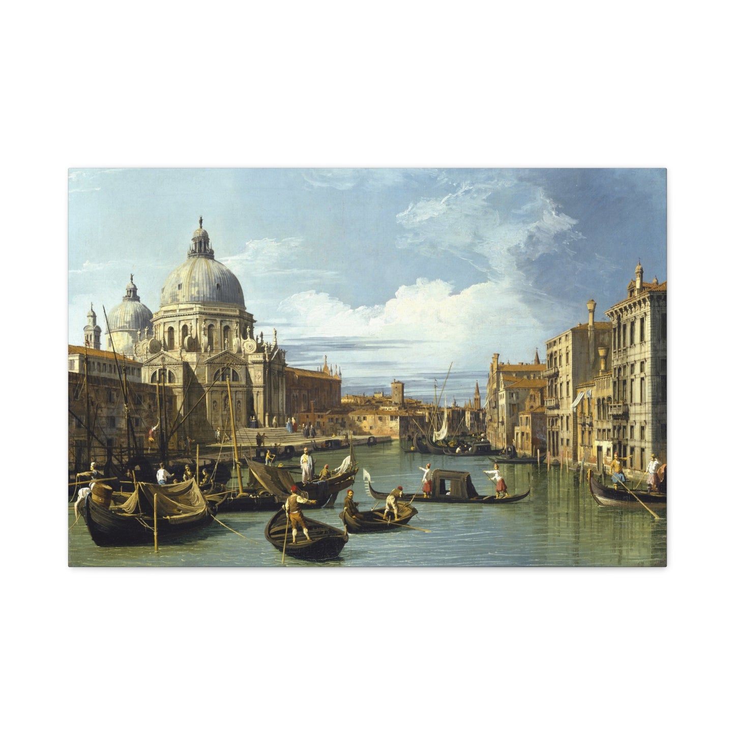 The Entrance to the Grand Canal, Venice - Canvas Wrap