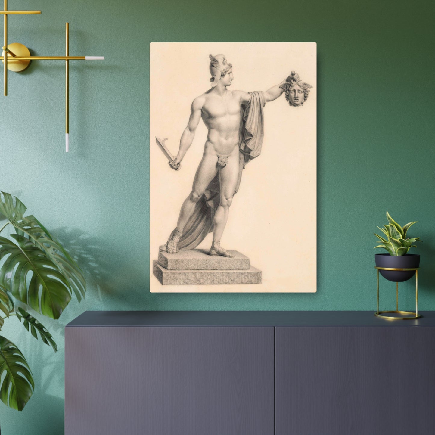 Perseus Triumphant - Metal Print