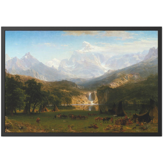 The Rocky Mountains, Lander's Peak (v2) - Framed Print