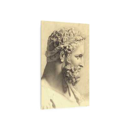 Bust of Hercules - Metal Print