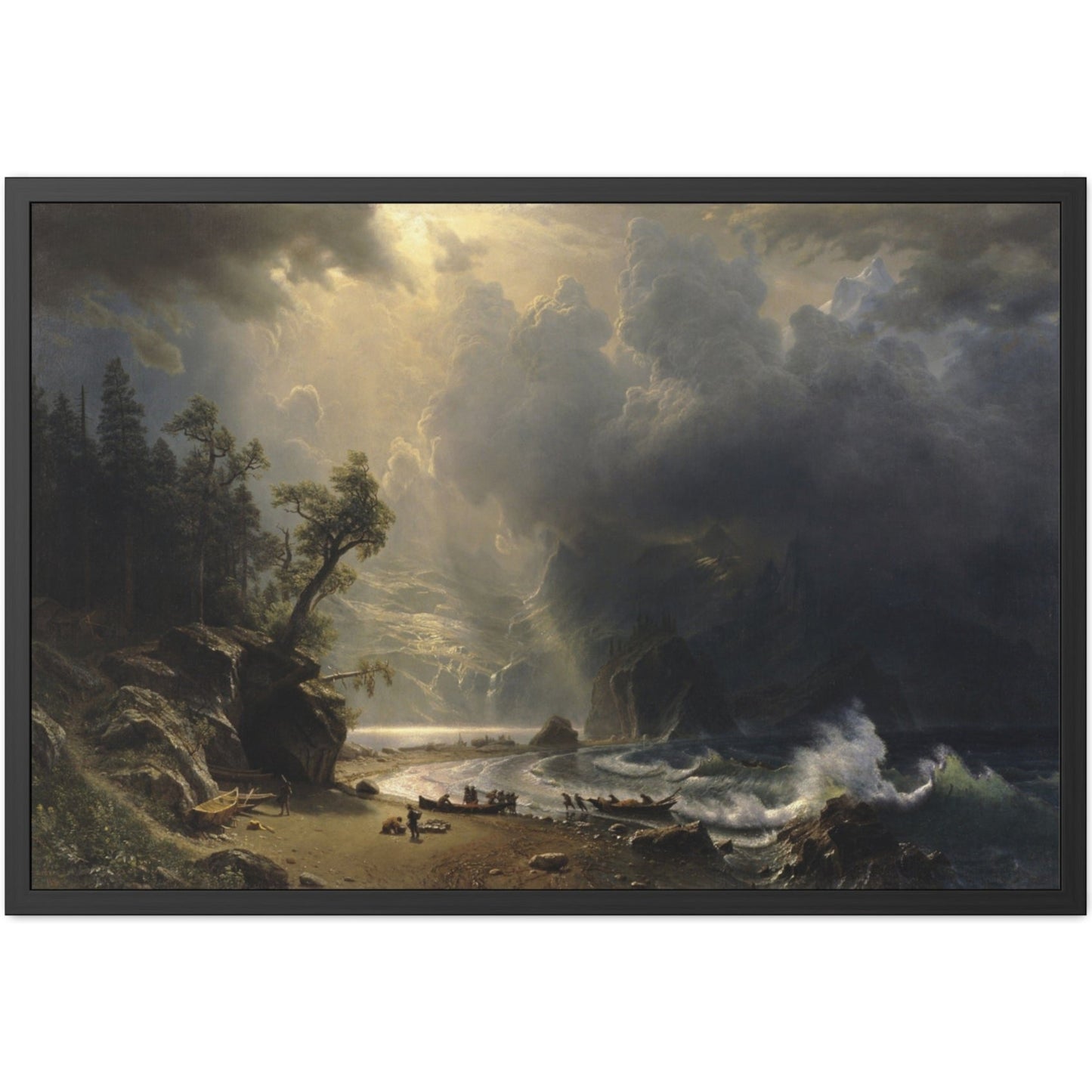 Puget Sound on the Pacific Coast - Framed Print