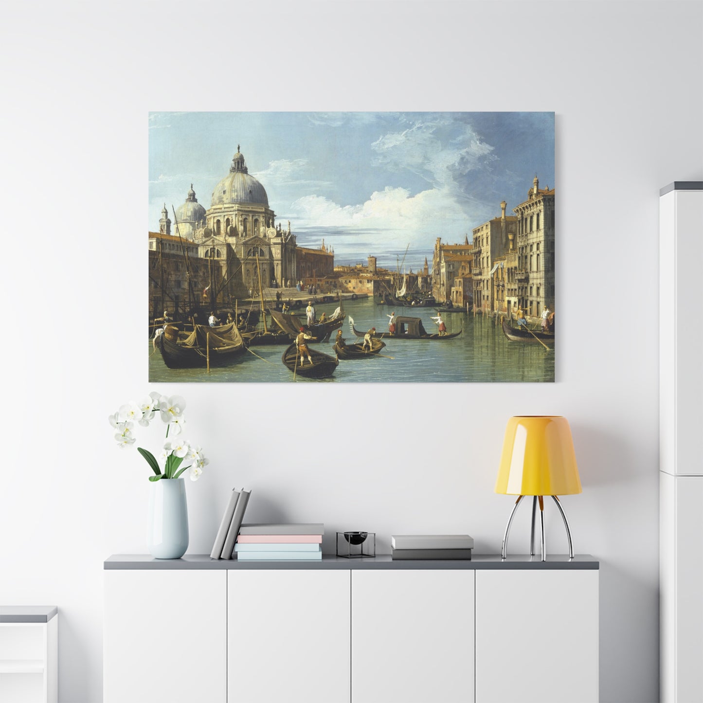 The Entrance to the Grand Canal, Venice - Canvas Wrap