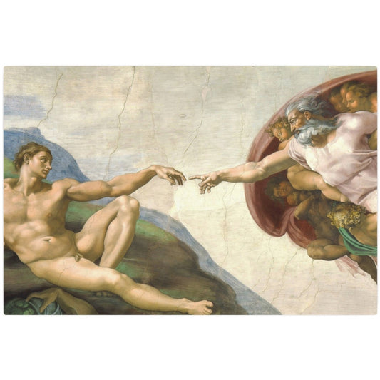 The Creation of Adam - Metal Print