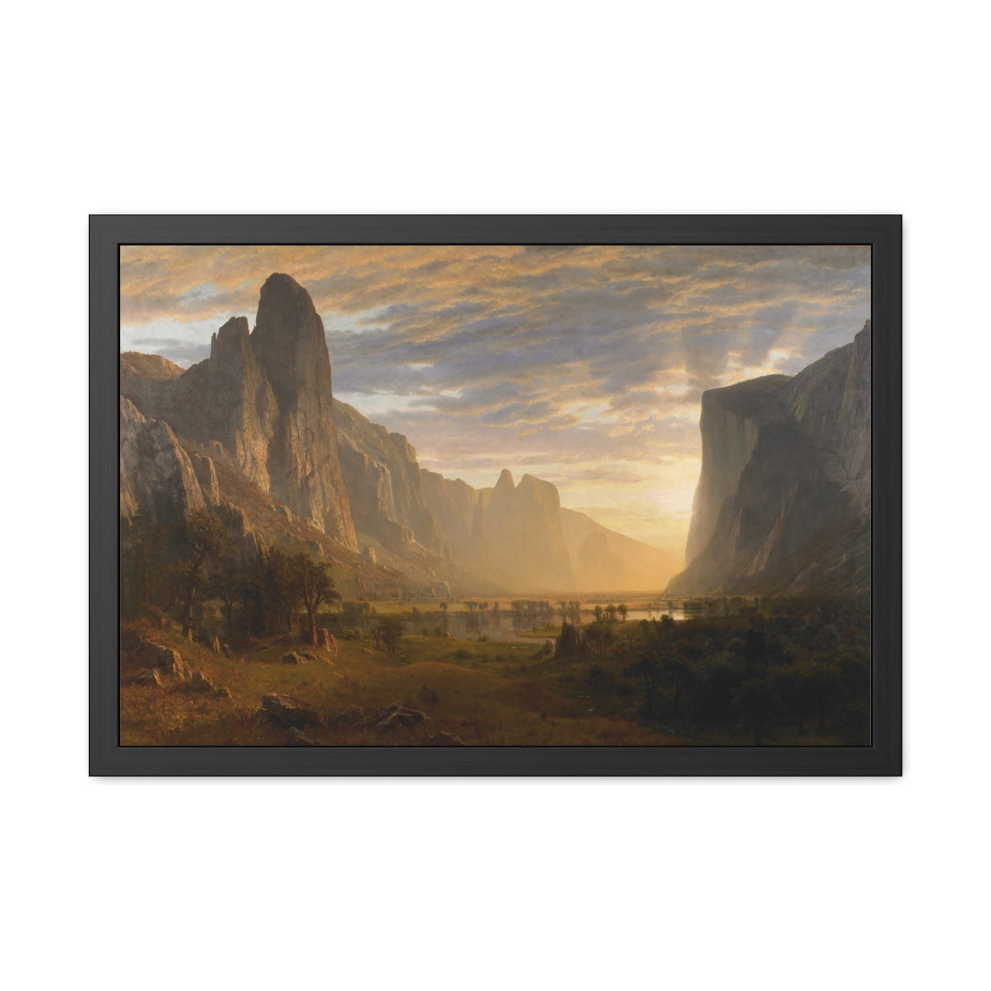 Looking Down Yosemite Valley - Framed Print