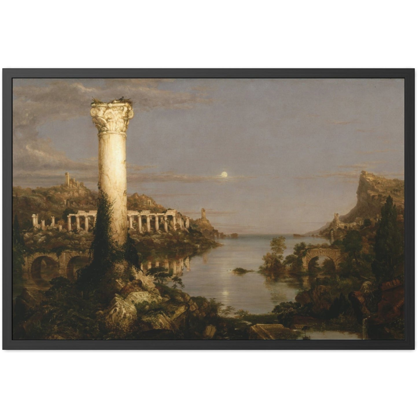 The Course of Empire: Desolation - Framed Print