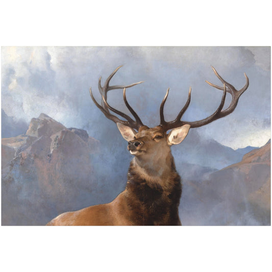 The Monarch of the Glen - Canvas Wrap
