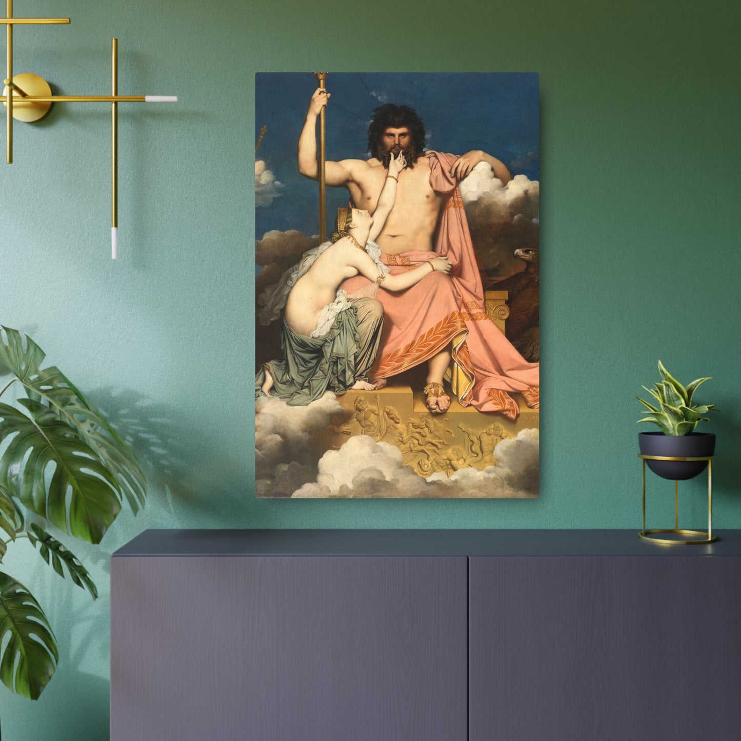 Jupiter and Thetis - Metal Print