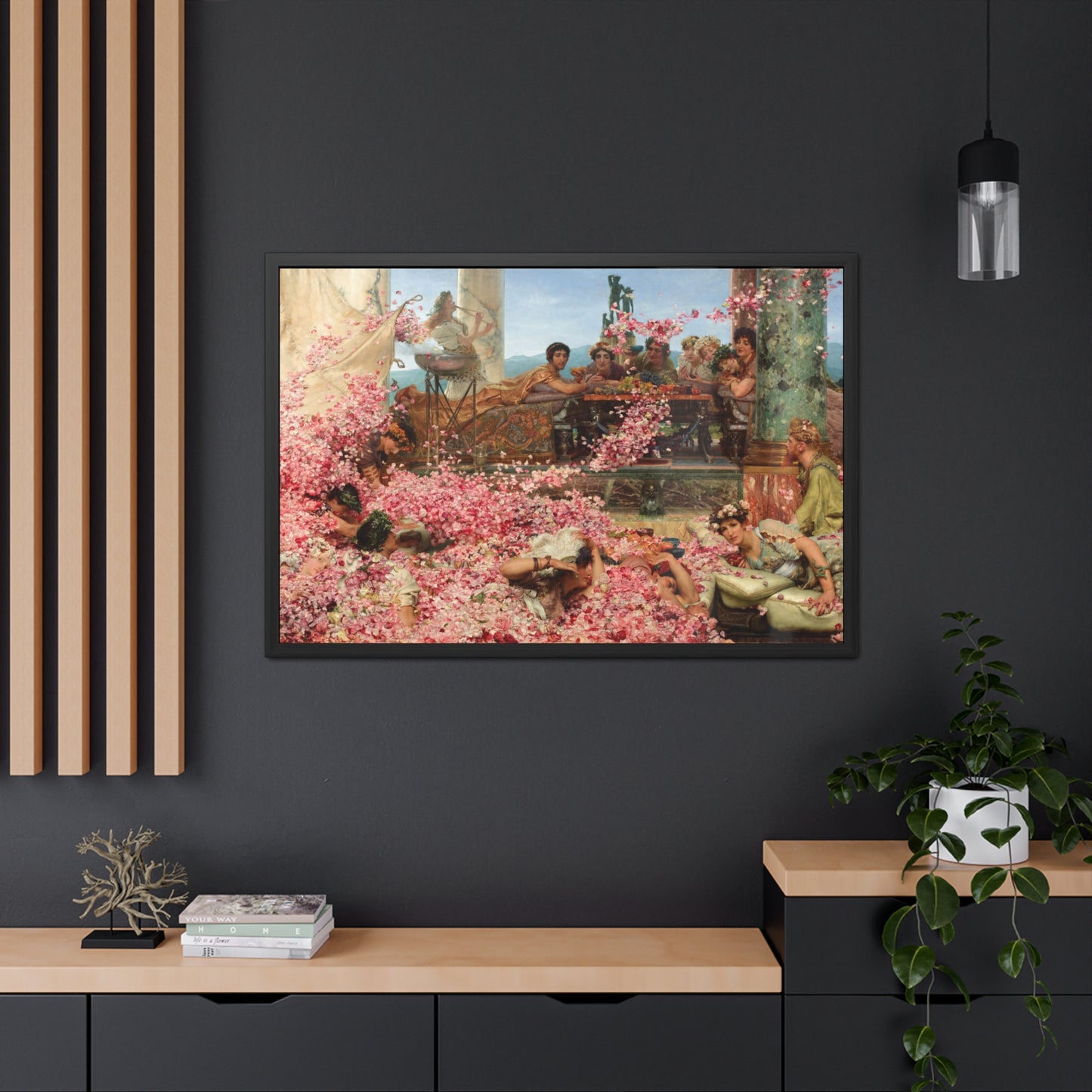 The Roses of Heliogabalus - Framed Print