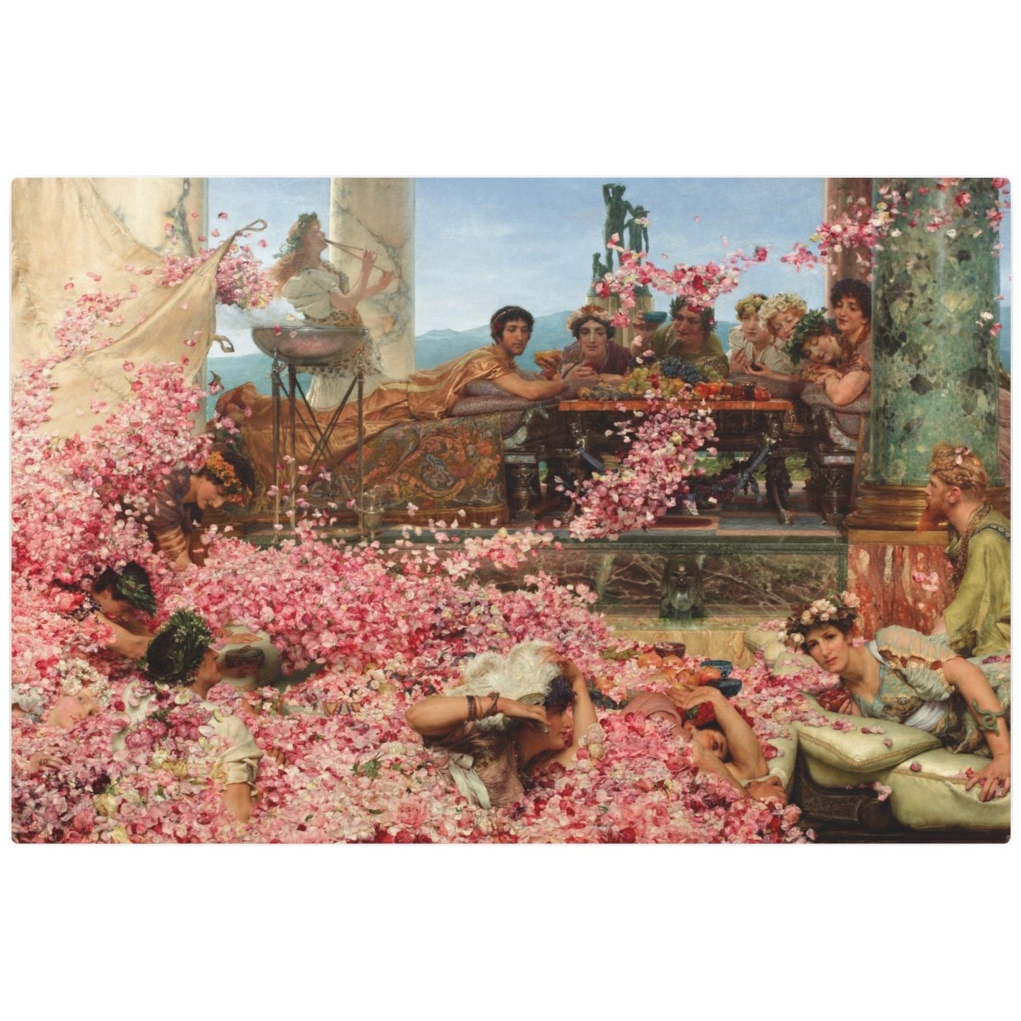 The Roses of Heliogabalus - Metal Print