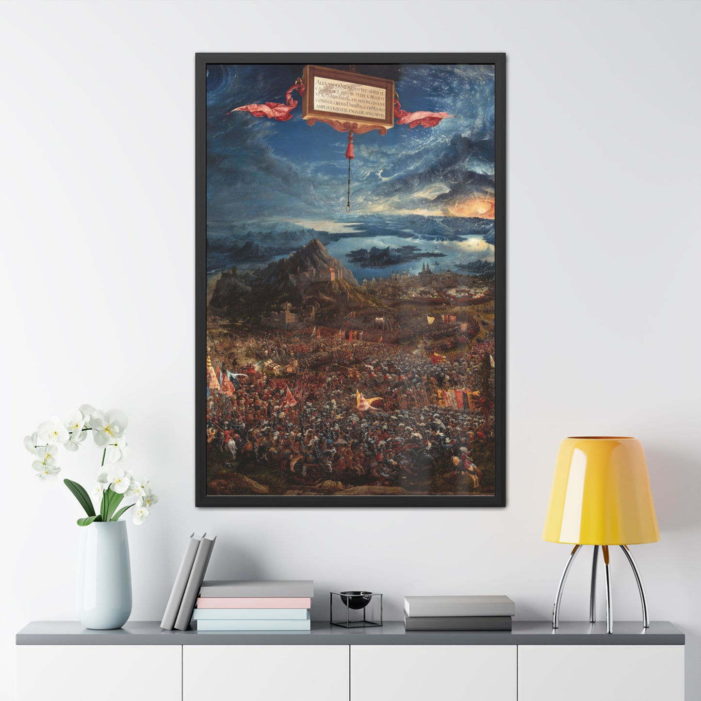 The Battle of Alexander at Issus - Framed Print