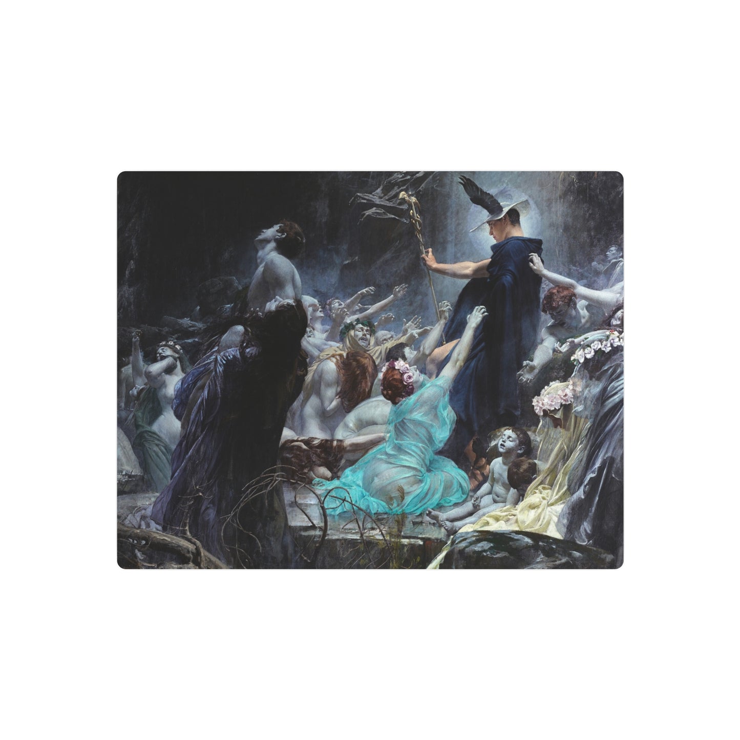 Souls on the Banks of the Acheron - Metal Print